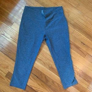 Gray Cropped Leggings